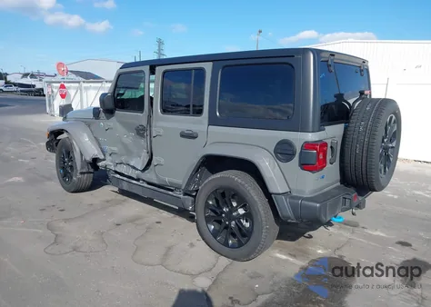 2022 Jeep Wrangler 4Xe Unlimited Sahara 4X4 from USA, damaged, VIN 1C4JJXP66NW280922